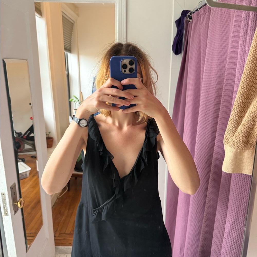 Vintage ruffle dress